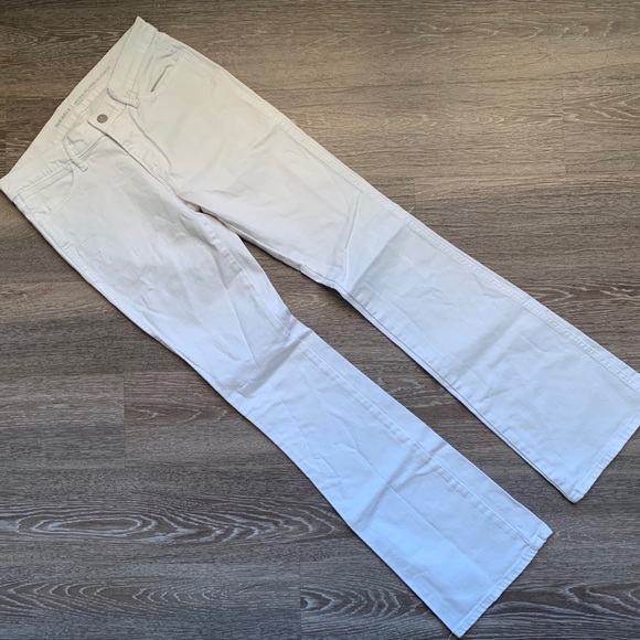White Wide Leg Jeans - Picture 2 of 8